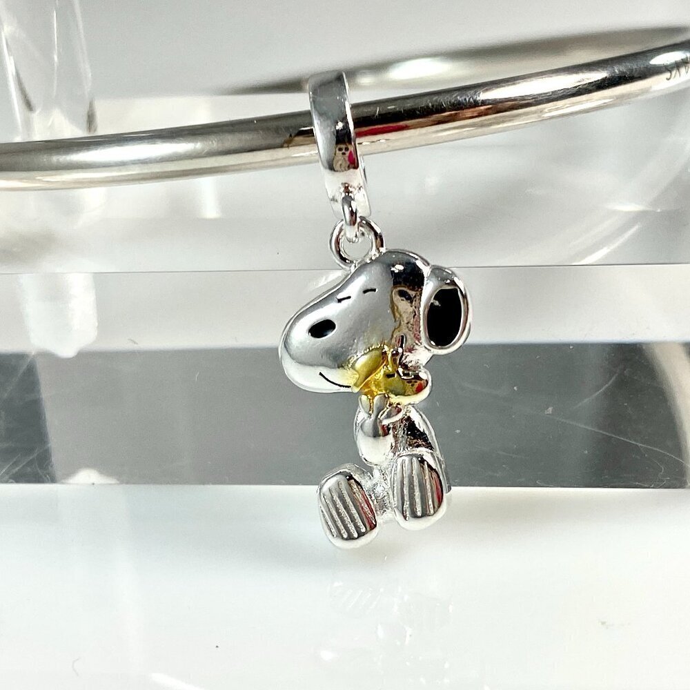 Peanuts Snoopy and Woodstock Dangle Charm